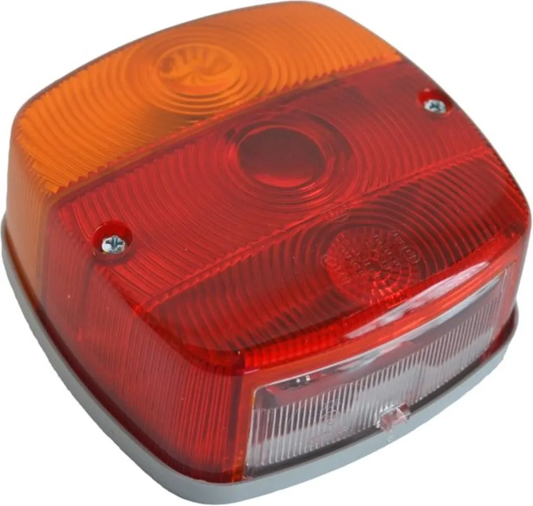 Hella Achterlicht 121x121x56mm Links/Rechts - Rood/Oranje/Wit/Zwart