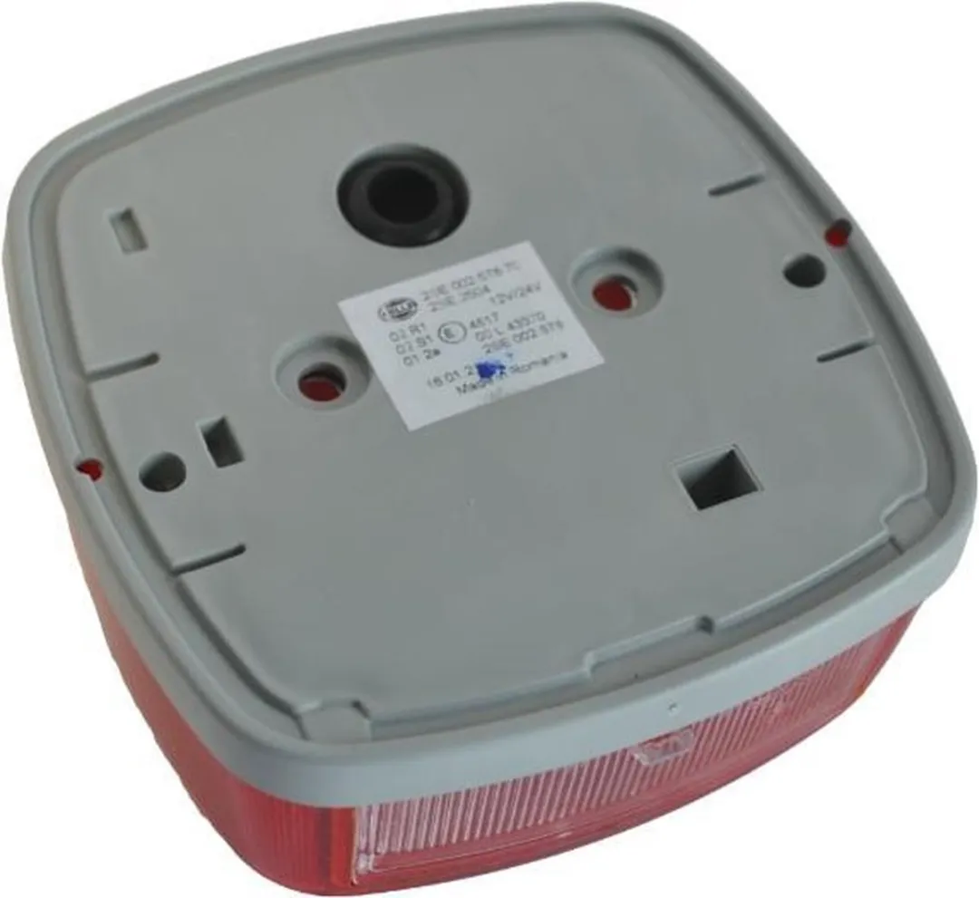 Hella Achterlicht 121x121x56mm Links/Rechts - Rood/Oranje/Wit/Zwart