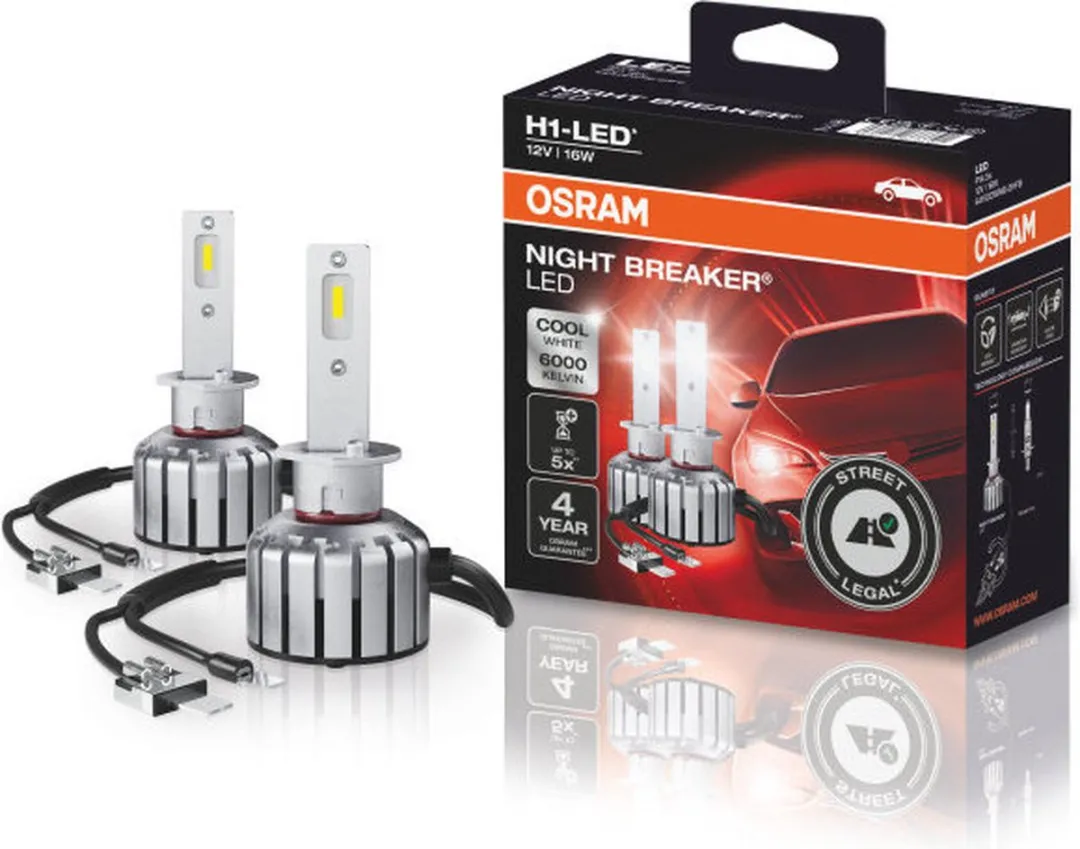 Osram H1 Night Breaker LED Koplampset 12V