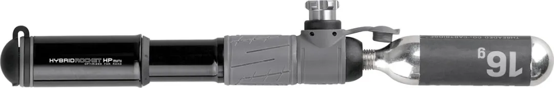 Topeak Hybrid Rocket HP 16g Minipomp - CO2 Zwart
