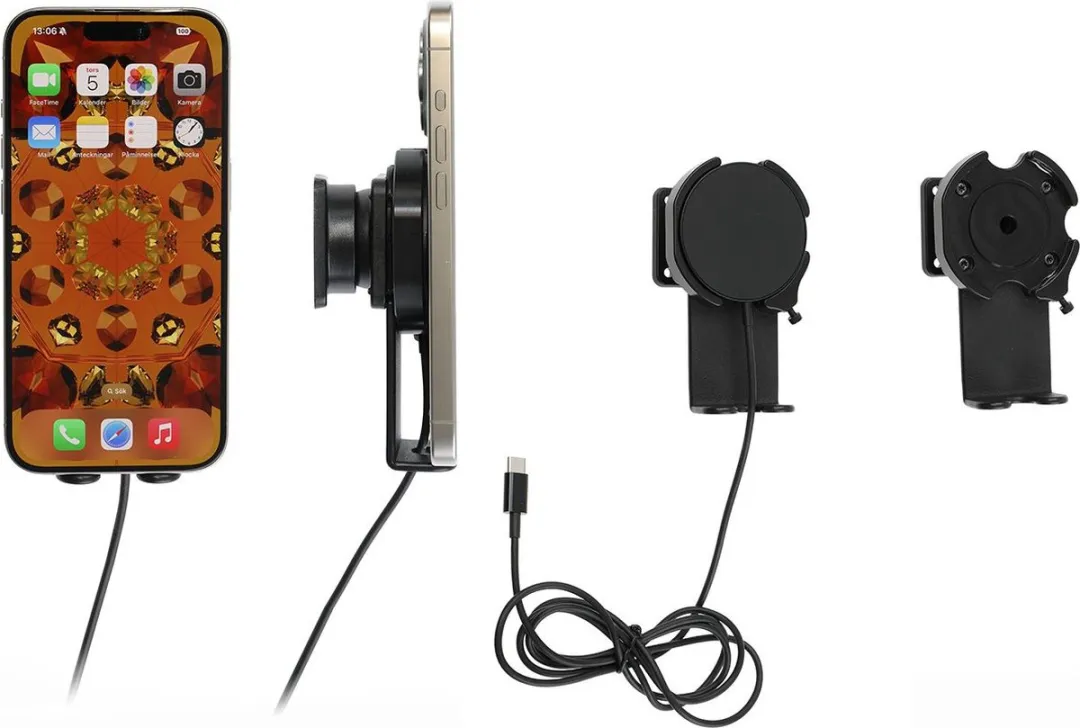 Brodit 216326 Magnetische iPhone Houder - Zwart