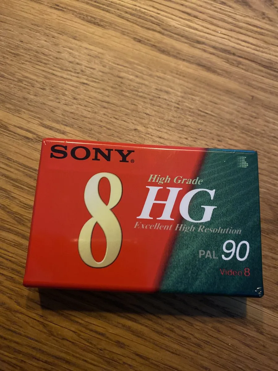 Sony High Grade Video8 Cassette HG 90 Min
