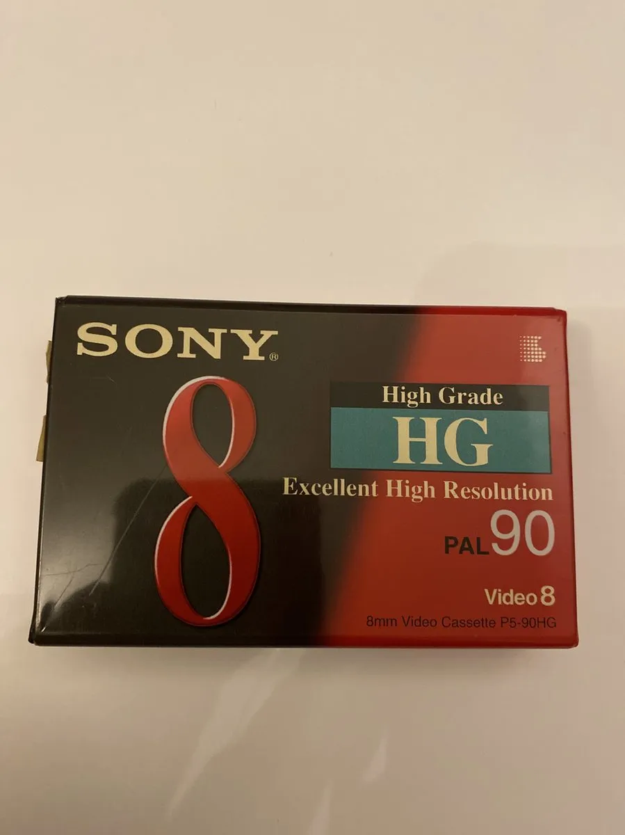 Sony High Grade Video8 Cassette HG 90 Min - 1 Stuk