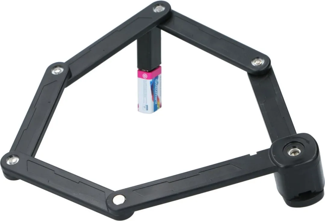 Dunlop Opvouwbaar Scooterslot - 3 Sleutels - Zwart
