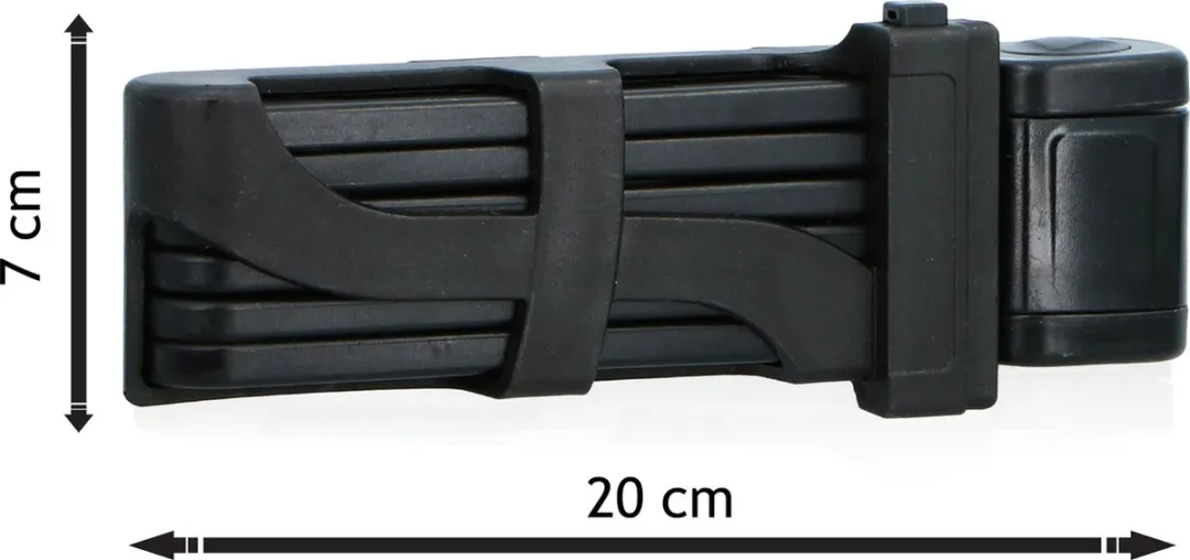 Dunlop Opvouwbaar Scooterslot - 3 Sleutels - Zwart