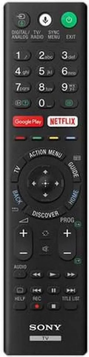 Sony RMF-TX220E Afstandsbediening