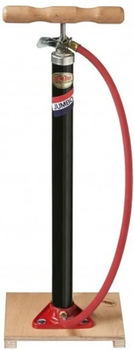 Jumbo Fietspomp Plank en Slang - Zwart