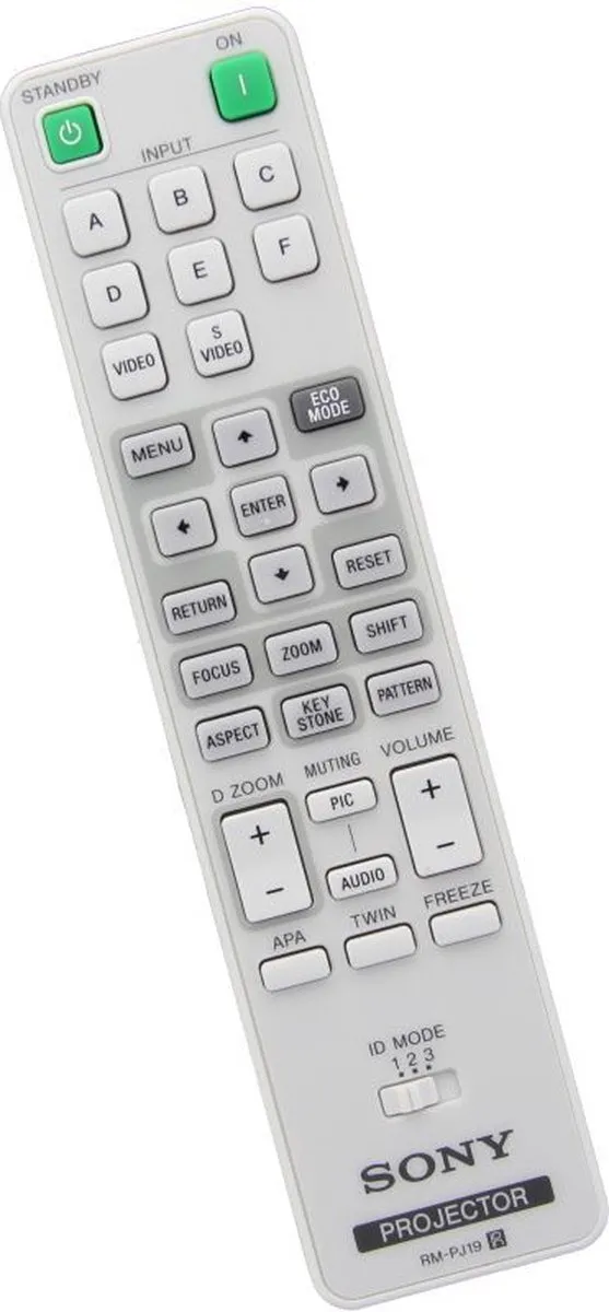 Sony RM-PJ27 Afstandsbediening