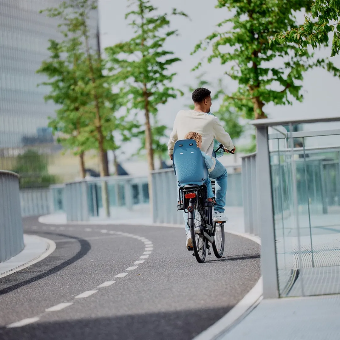 Urban Iki Fietsstoeltje Achter Ta–ke MIK HD - Fuji Blue/Bincho Black