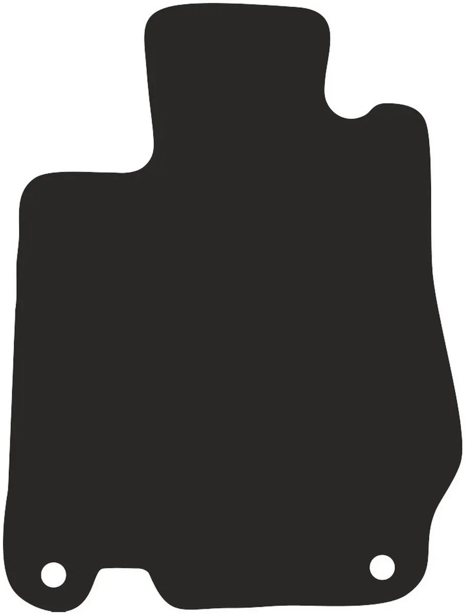 Mercedes SL R230 Bestuurdersmat - Polyamide - Zwart