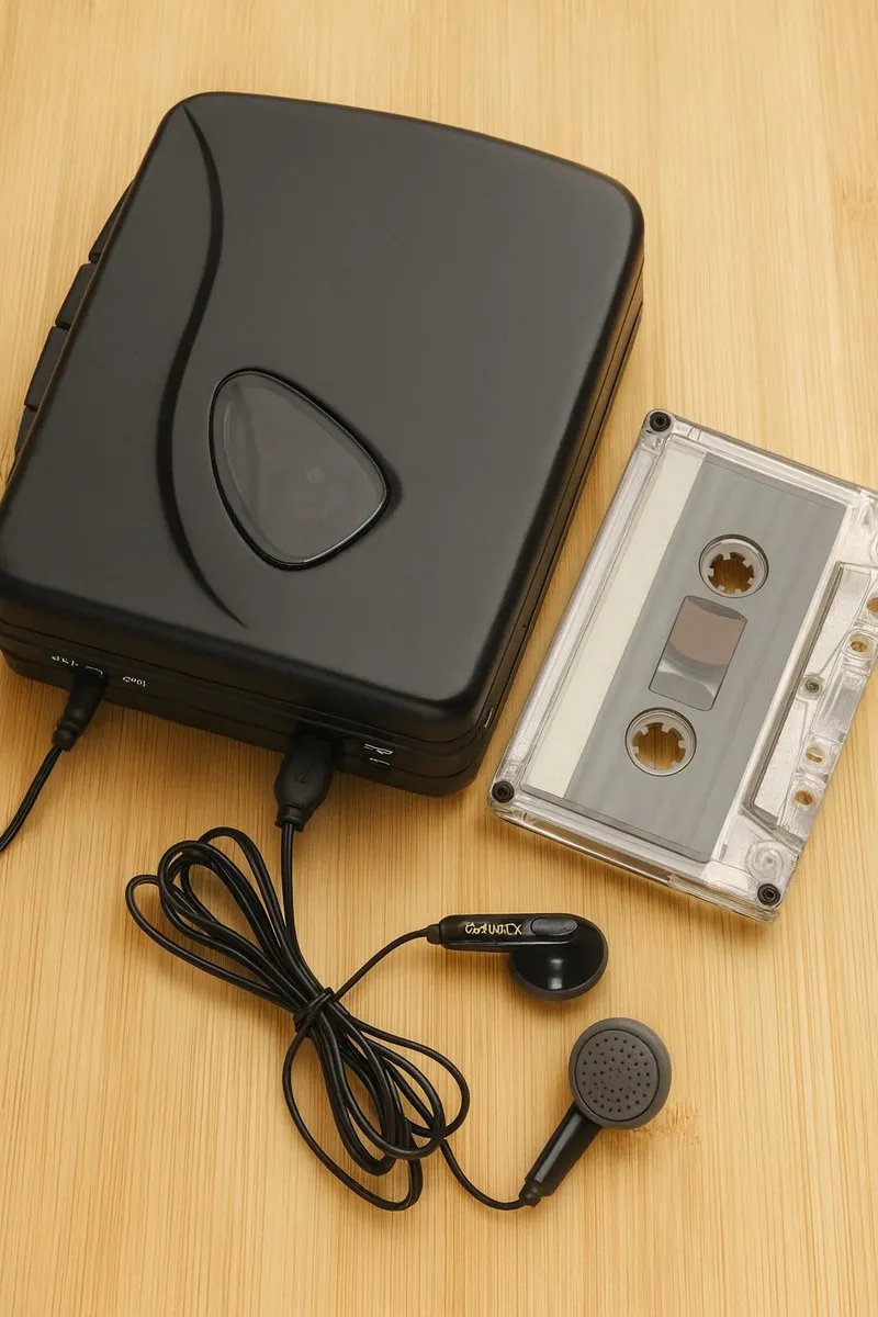 Hasbro Draagbare Stereo Cassette Speler - Zwart