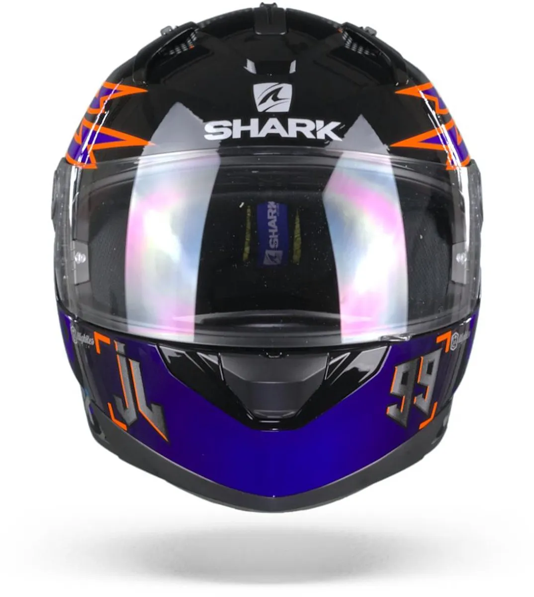 Shark Ridill 1.2 Catalan Full Face Helm - XS - Zwart/Blauw/Oranje