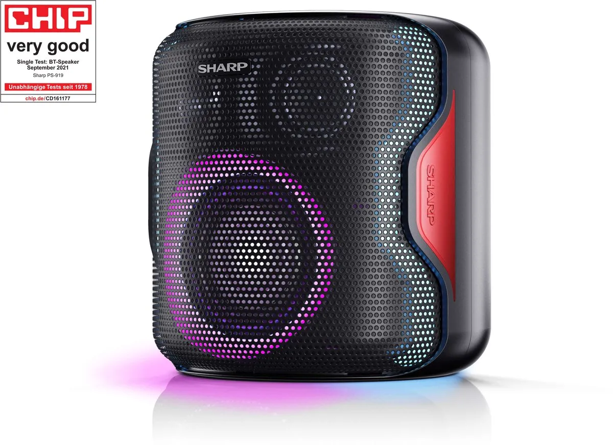 Sharp PS-919 Partyspeaker 130W - Zwart