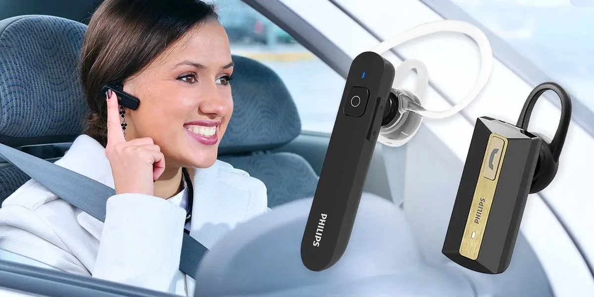 Philips SHB1603/10 Draadloze Headset - Zwart - afbeelding 5 van 6