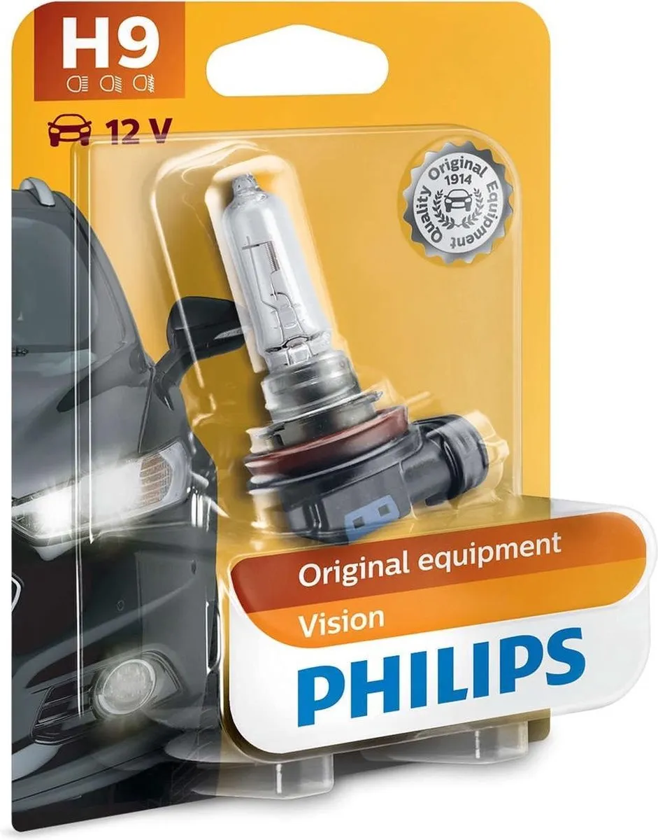 Philips Autolamp H9 Vision 12V 65W Wit
