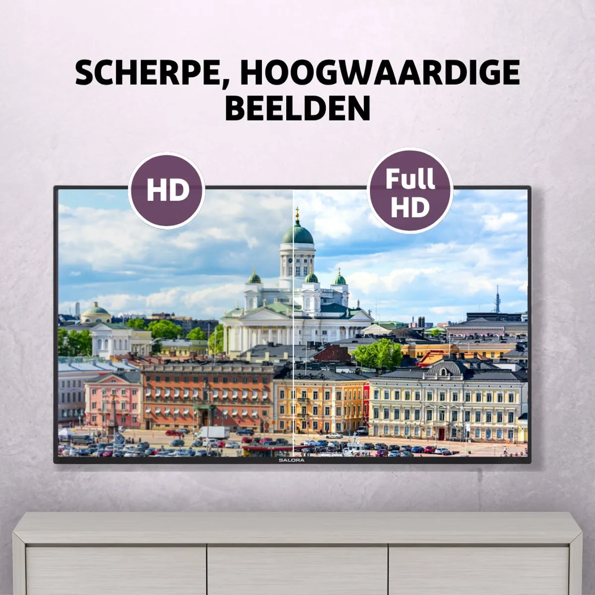 Salora FOD40TV Smart TV 40 inch - Full HD - Zwart - afbeelding 6 van 6