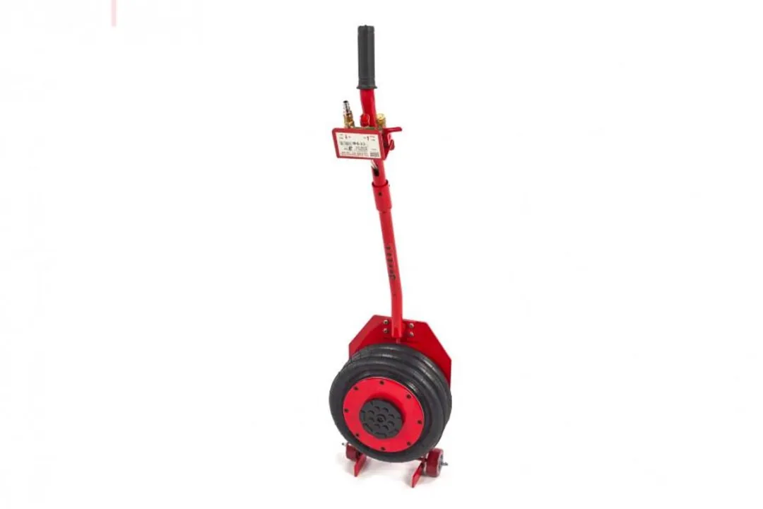 HBM 3 Ton Pneumatische Luchtkrik 145-400mm - Rood