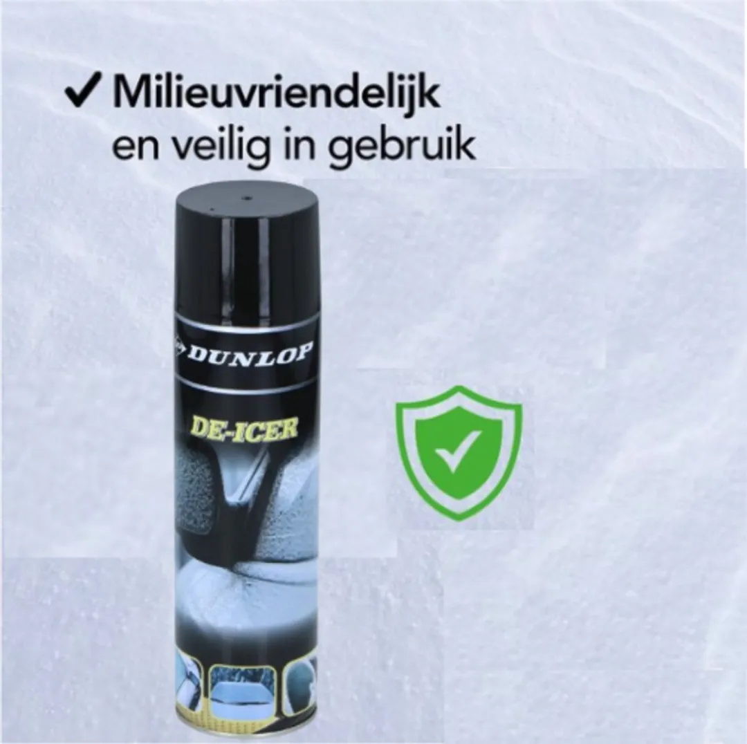 Dunlop De-Icer Ruitenontdooier Spray - 4x600ml
