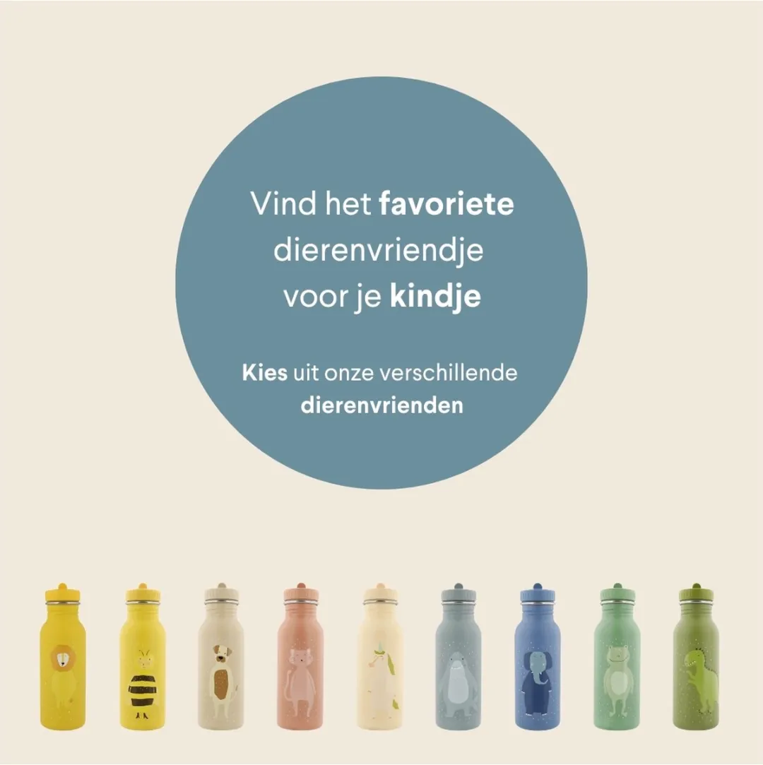 Trixie Mr Shark RVS Waterfles 500ml - Grijs - afbeelding 6 van 6