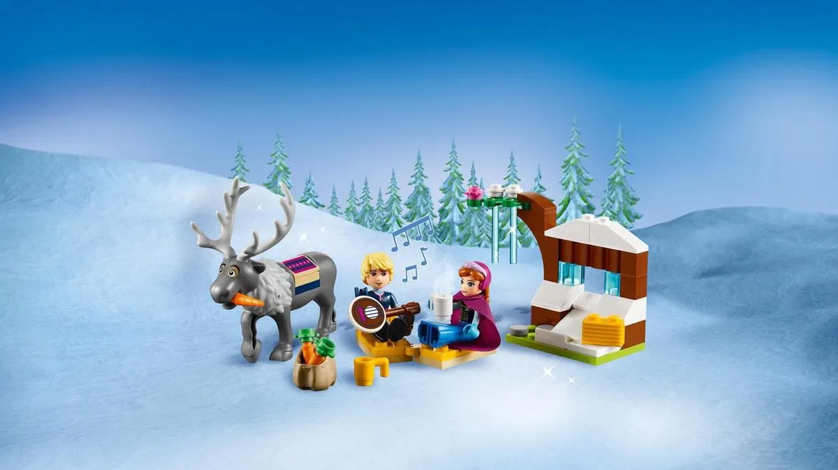 LEGO Disney Frozen Slee-avontuur Anna & Kristoff 41066 - 174 Stukken