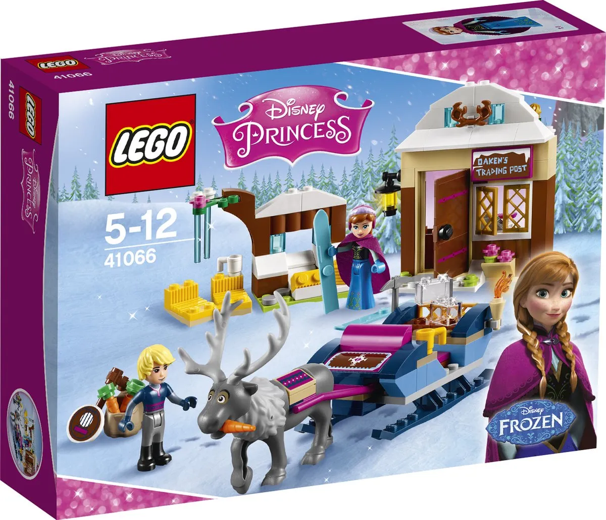 LEGO Disney Frozen Slee-avontuur Anna & Kristoff 41066