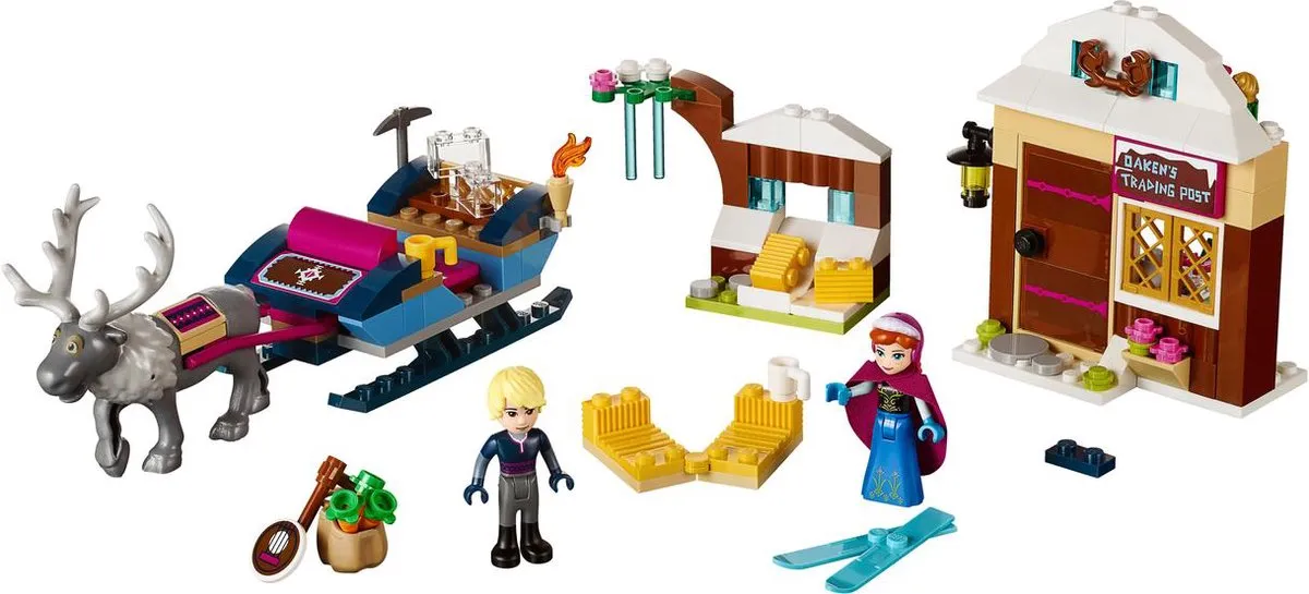 LEGO Disney Frozen Slee-avontuur Anna & Kristoff 41066 - 174 Stukken