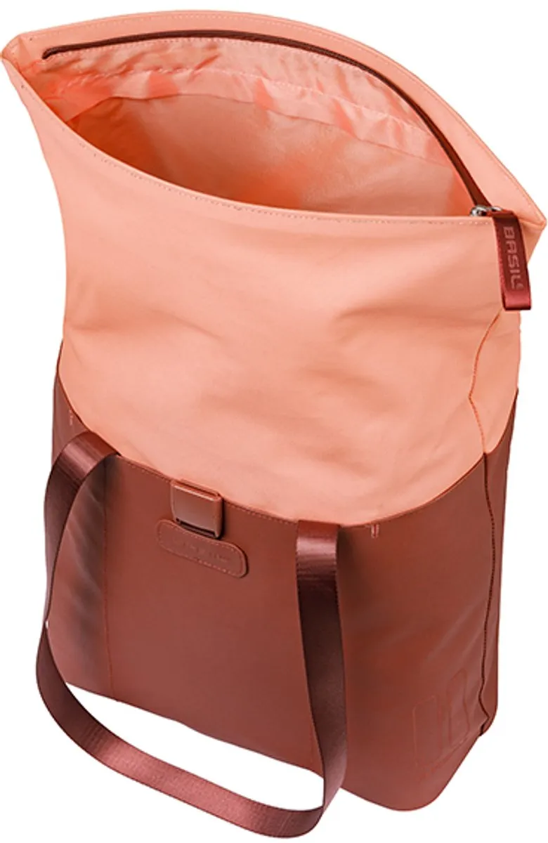 Basil Vive Enkele Fietstas 20L - Roodroze