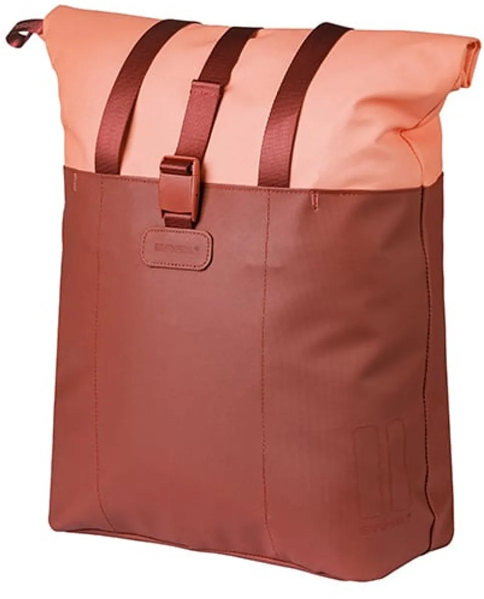 Basil Vive Enkele Fietstas 20L - Roodroze