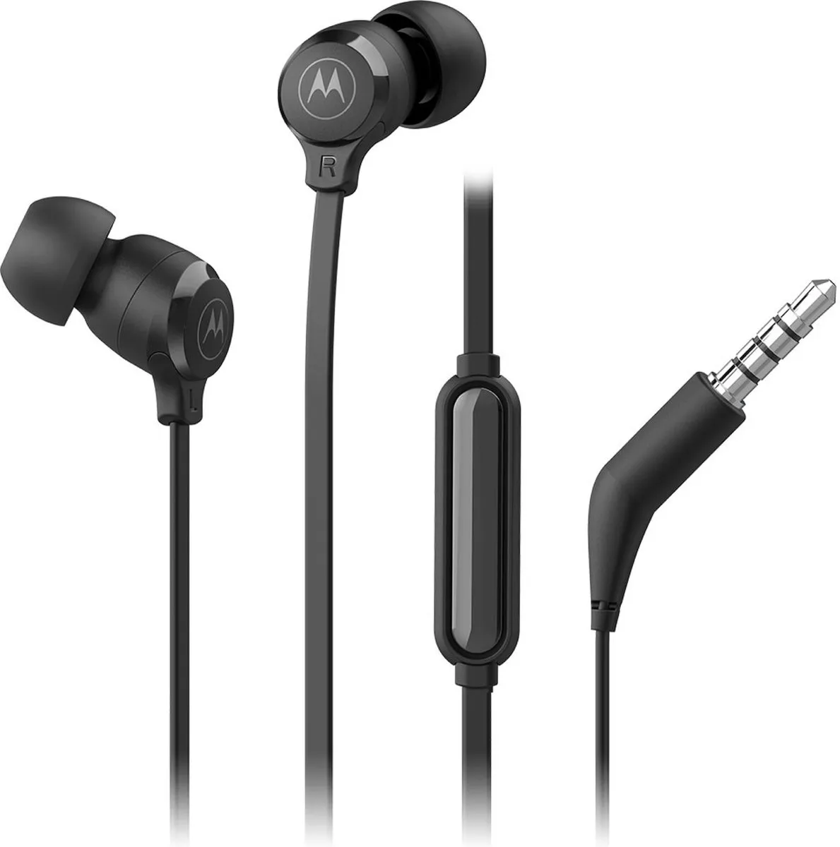 Motorola 3-S In-Ear Koptelefoon - Zwart - afbeelding 6 van 6