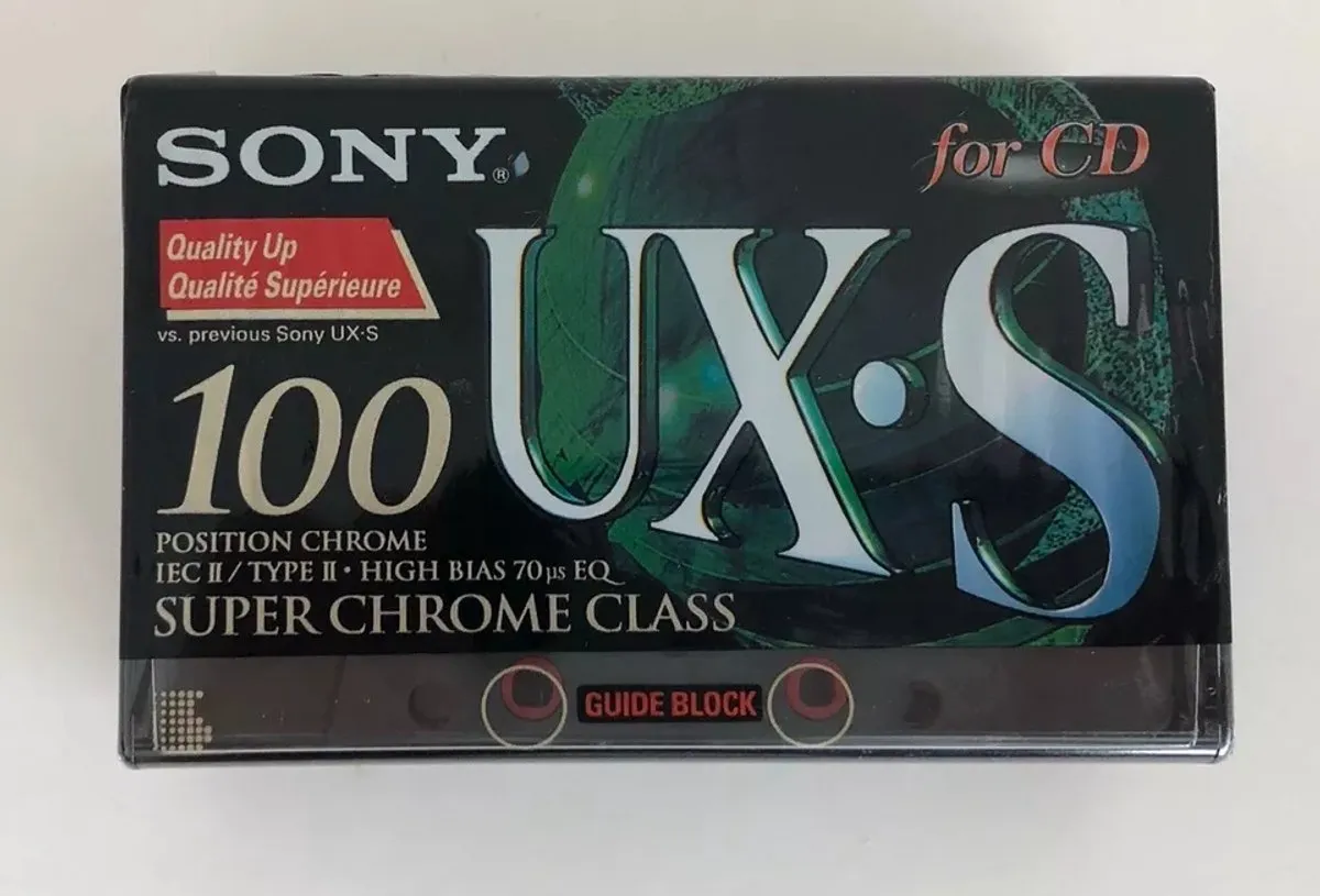 Sony C-100UXSA Cassetteband - Zwart - afbeelding 2 van 3