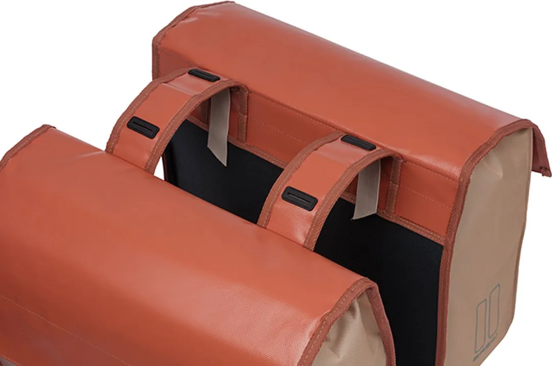 Basil Urban Load Dubbele Fietstas 48L - Terra Rood - afbeelding 6 van 6