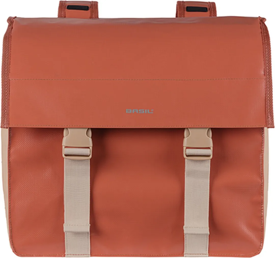 Basil Urban Load Dubbele Fietstas 48L - Terra Rood
