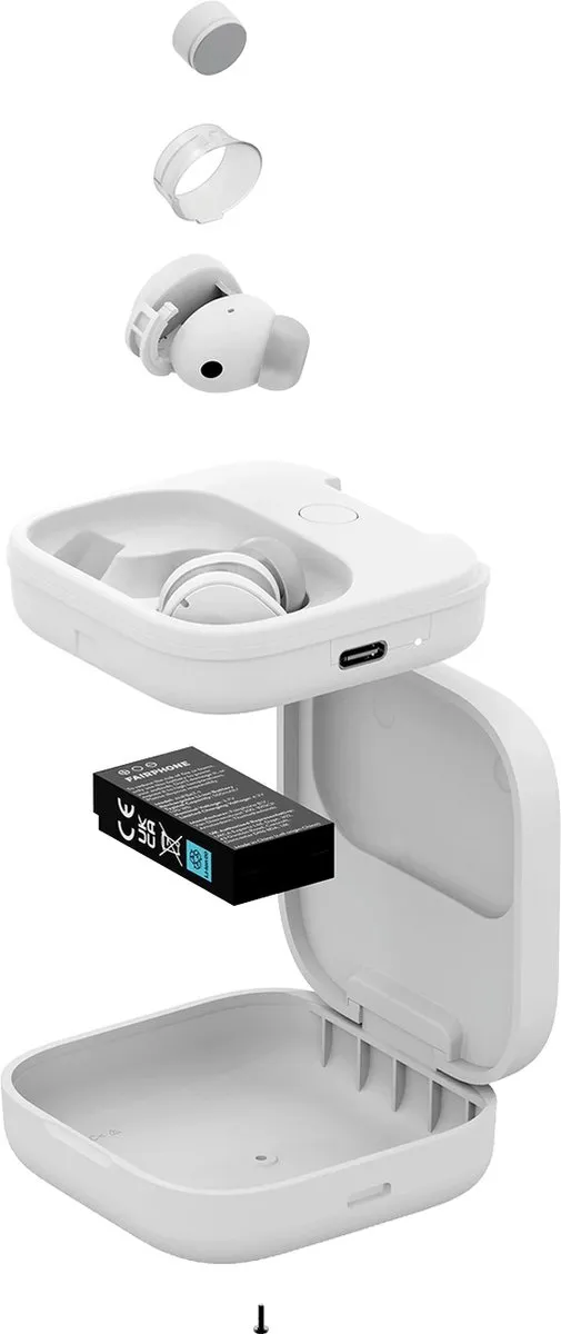 Fairphone Fairbuds AUFEAR-1WH-WW1 - True Wireless Oortjes - Wit