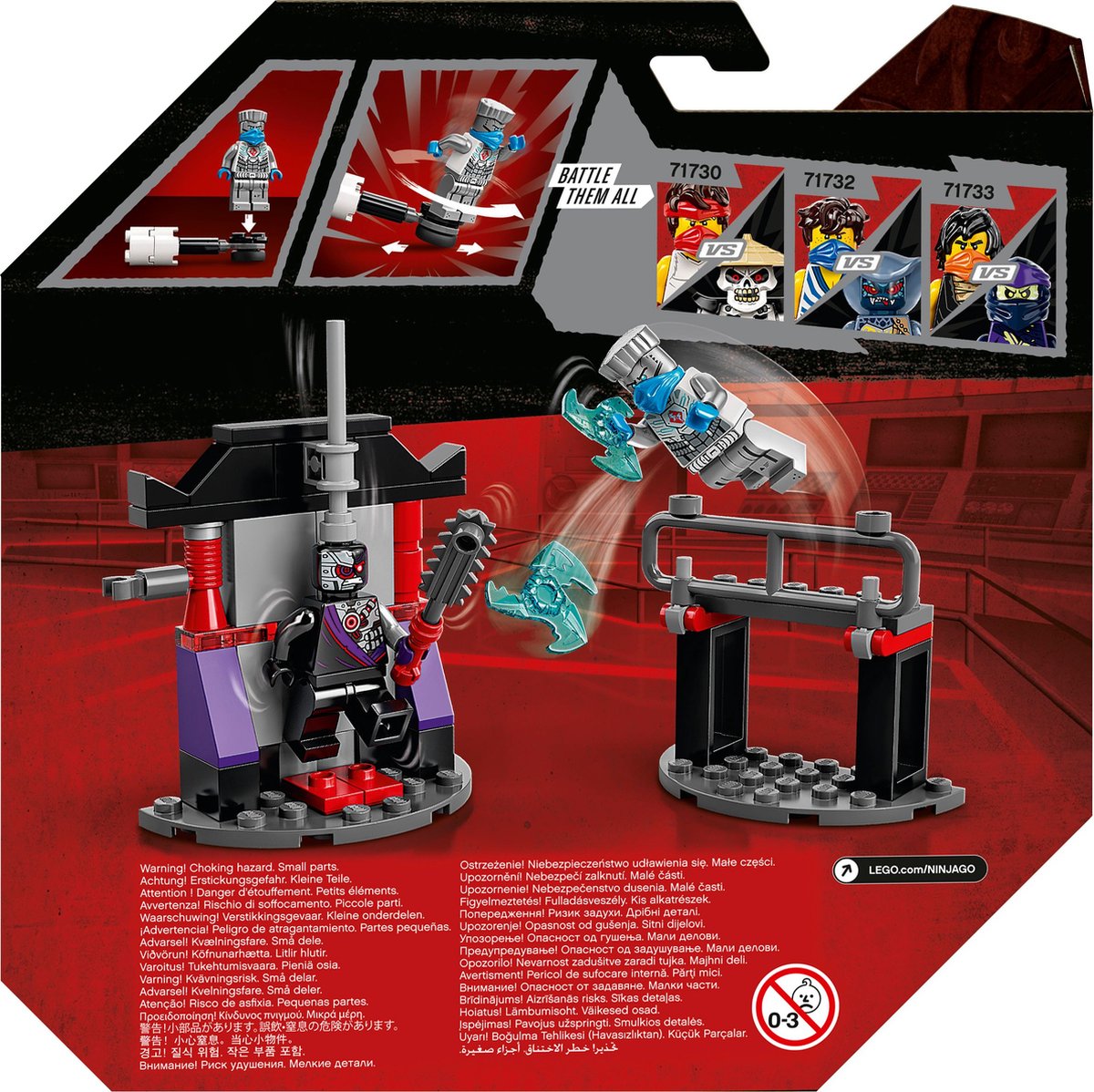 LEGO NINJAGO Epische Strijd Set Zane tegen Nindroid - 71731