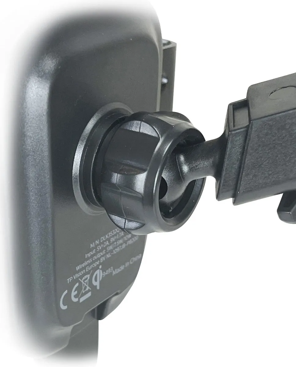 Philips DLK3532Q/00 Telefoonhouder Auto - Draadloos opladen - Zuignap - Zwart - afbeelding 5 van 6