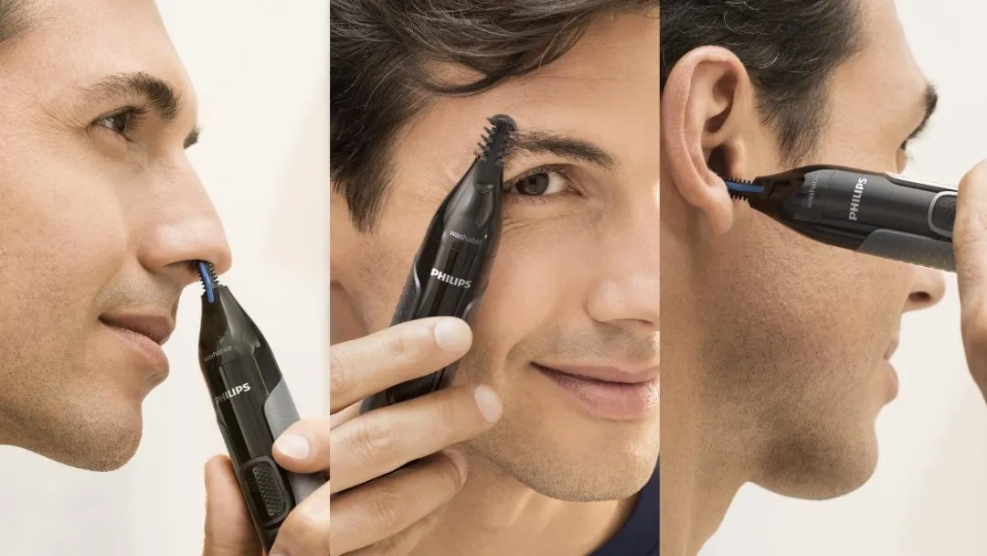 Philips Series 3000 NT3650/16 Neus-Oor-Wenkbrauwtrimmer - Grijs