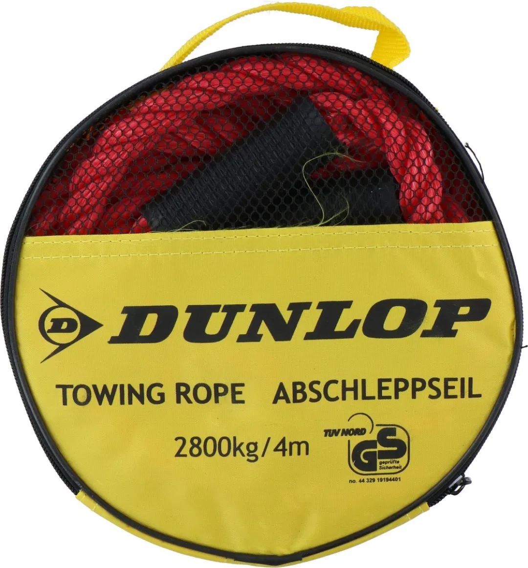 Dunlop Sleepkabel 4m 2800kg - Rood