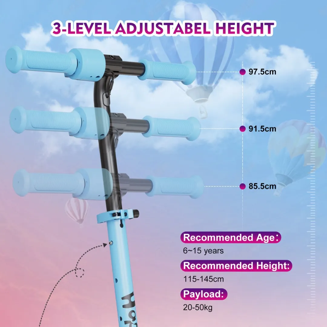 RCB R11 Elektrische Step - 16 km/u - Max 50 kg - Blauw