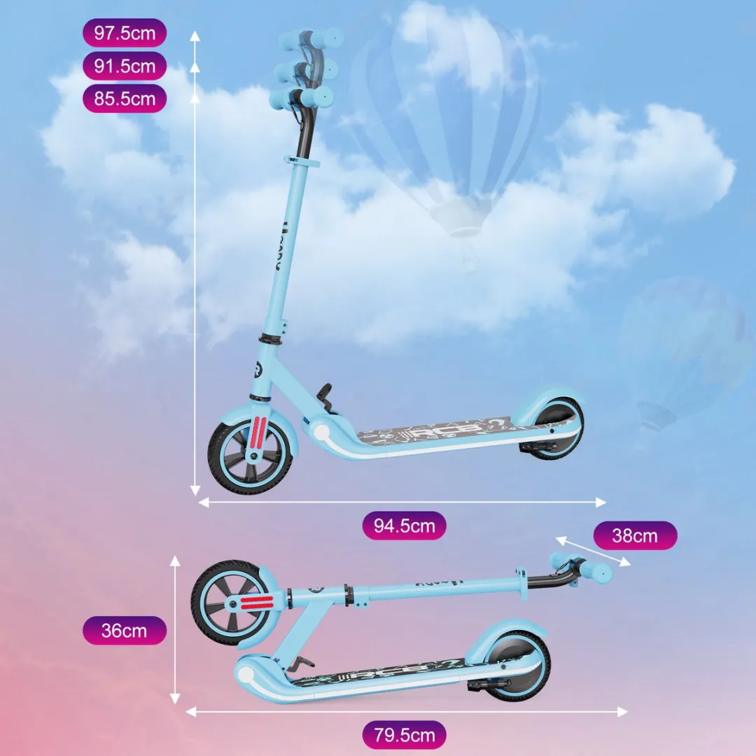 RCB R11 Elektrische Step - 16 km/u - Max 50 kg - Blauw