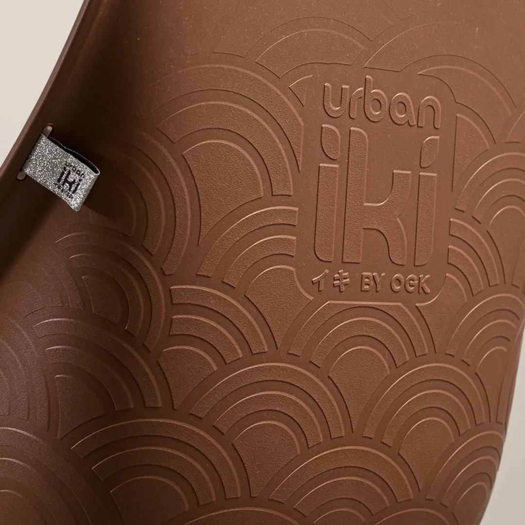 Urban Iki BIO Fietsstoeltje Haniwa Brown/Bincho Black