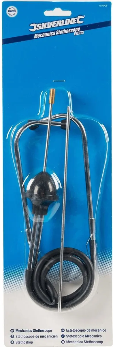 Silverline Mechanische Stethoscoop 320mm - Chroom