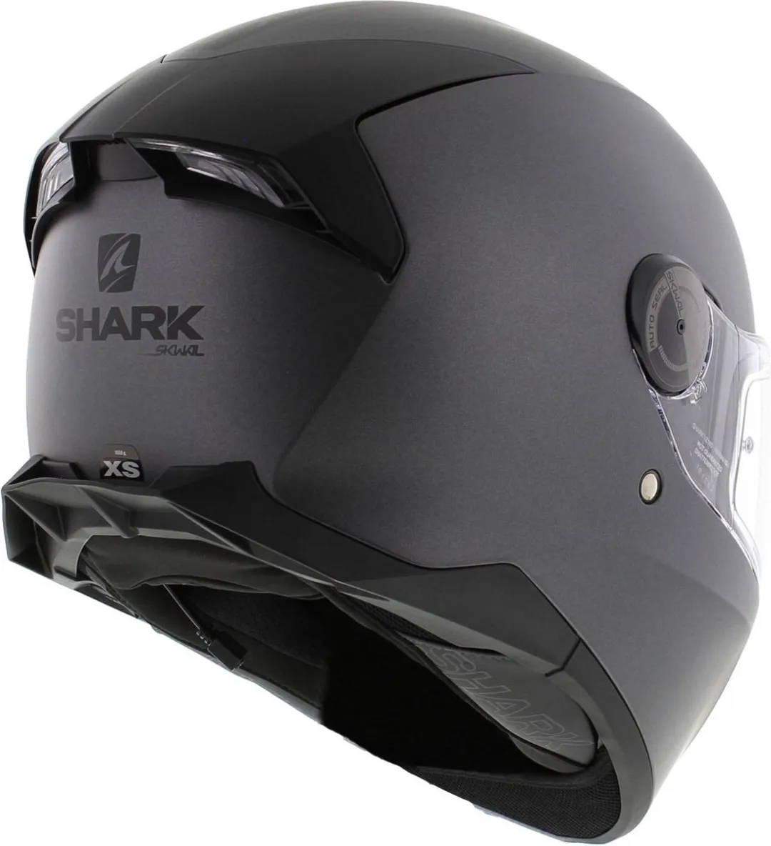 Shark Skwal 2.2 Blank Integraalhelm - Mat Antraciet - Maat XS