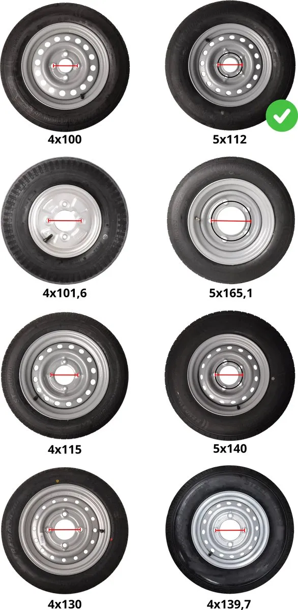 Kenda Compleet Wiel 195R14C