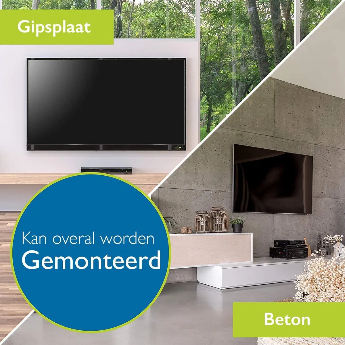 Philips SQM9222 Universele TV Muurbeugel - Kantelbaar 42" - Zwart