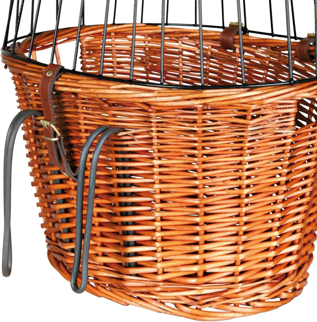 Trixie Fietsmand Voorop Naturel - 44x48x33cm - Blauw