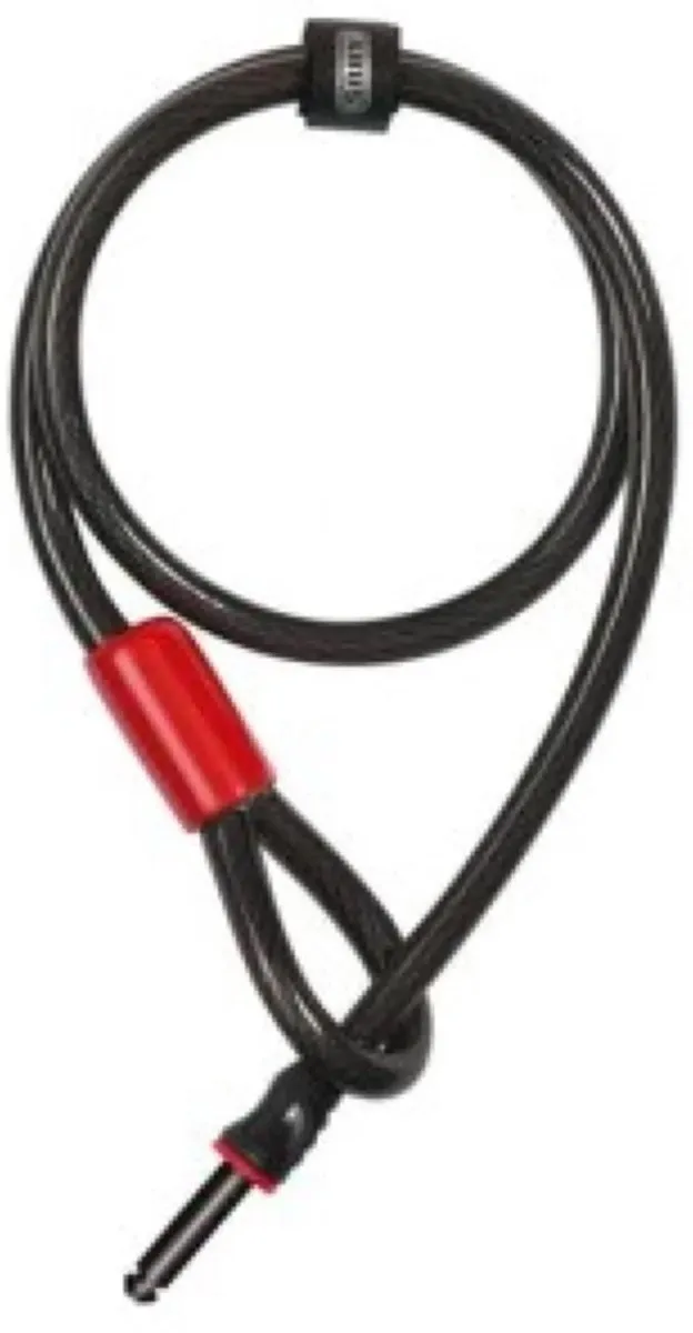 ABUS Insteekkabel CD82129 - 12mm - 100cm - Zwart