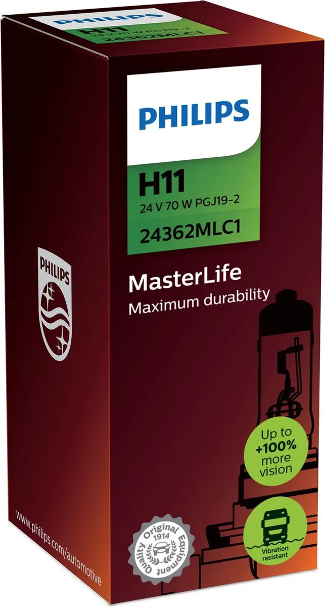 Philips MasterLife H11 24V LED Lamp 3200K