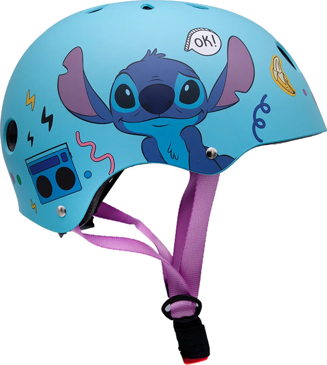 Disney Stitch Fietshelm 52-56cm