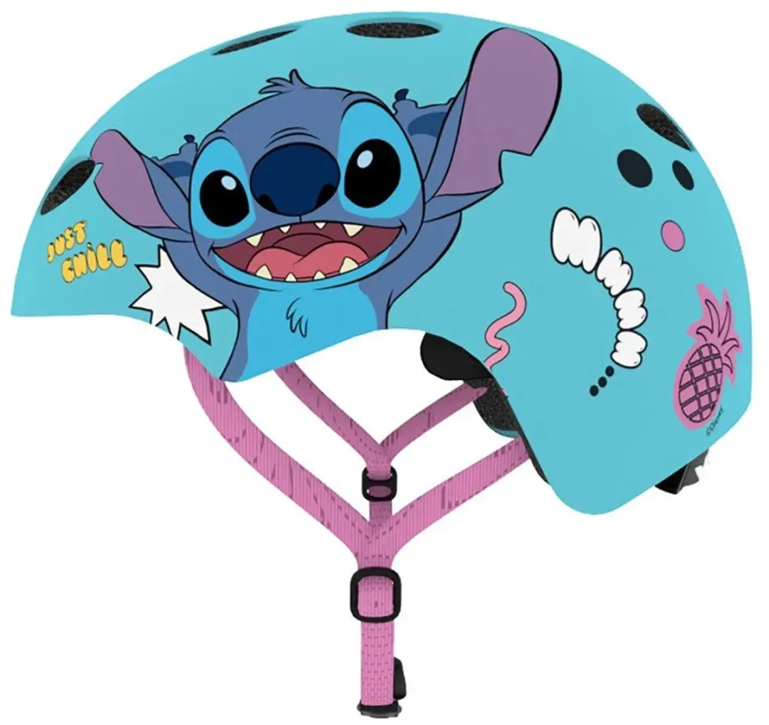 Disney Stitch Fietshelm 52-56cm - Blauw - afbeelding 6 van 6