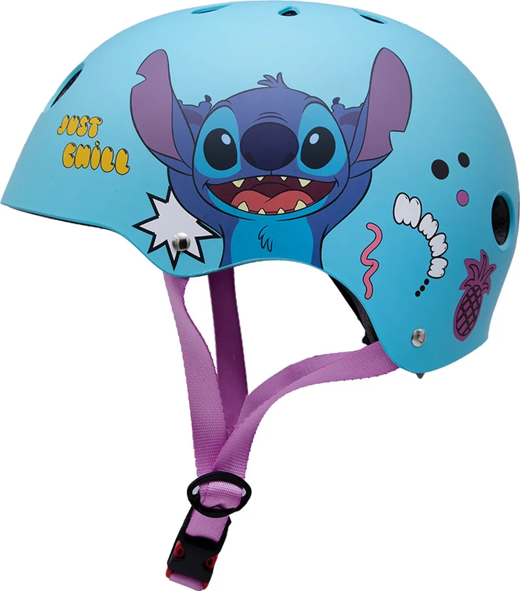 Disney Stitch Fietshelm 52-56cm - Blauw
